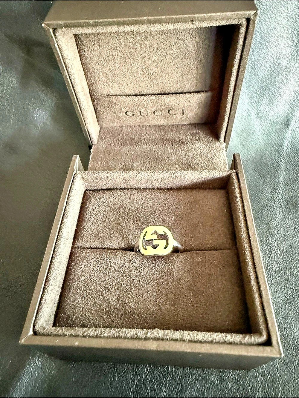 Gucci Interlocking G ring Gold Interlocking Ring Like New